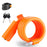 WEST BIKING YP0705100 115cm Extendable Steel Cable Anti-theft Bicycle Lock - Orange - 1