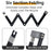 WEST BIKING YP0705105 Six-section Folding Lock for Bicycle / Electric Bicycle / Motorcycle - 5