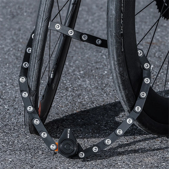 WEST BIKING YP0705098 Bike Folding Password Lock Extended Anti-theft Lock - 4