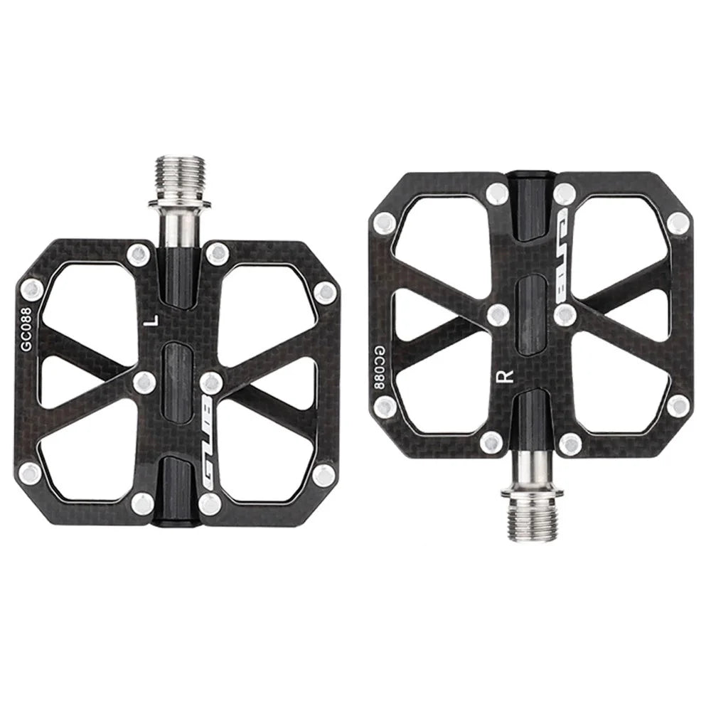 GUB GC088 1 Pair Bicycle Anti-Slip Pedals Carbon Fiber Mountain Road Bike Cycling Pedals - 1