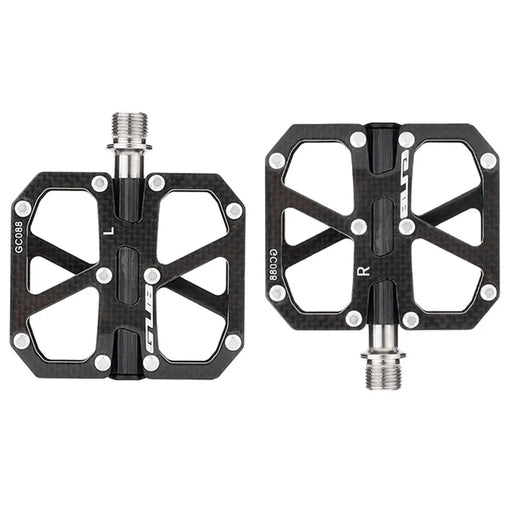 GUB GC088 1 Pair Bicycle Anti-Slip Pedals Carbon Fiber Mountain Road Bike Cycling Pedals - 1