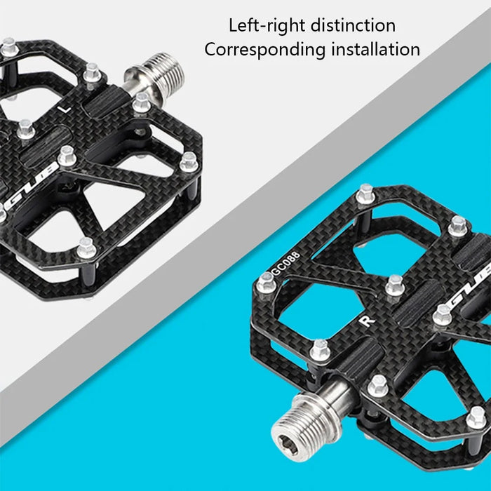 GUB GC088 1 Pair Bicycle Anti-Slip Pedals Carbon Fiber Mountain Road Bike Cycling Pedals - 2
