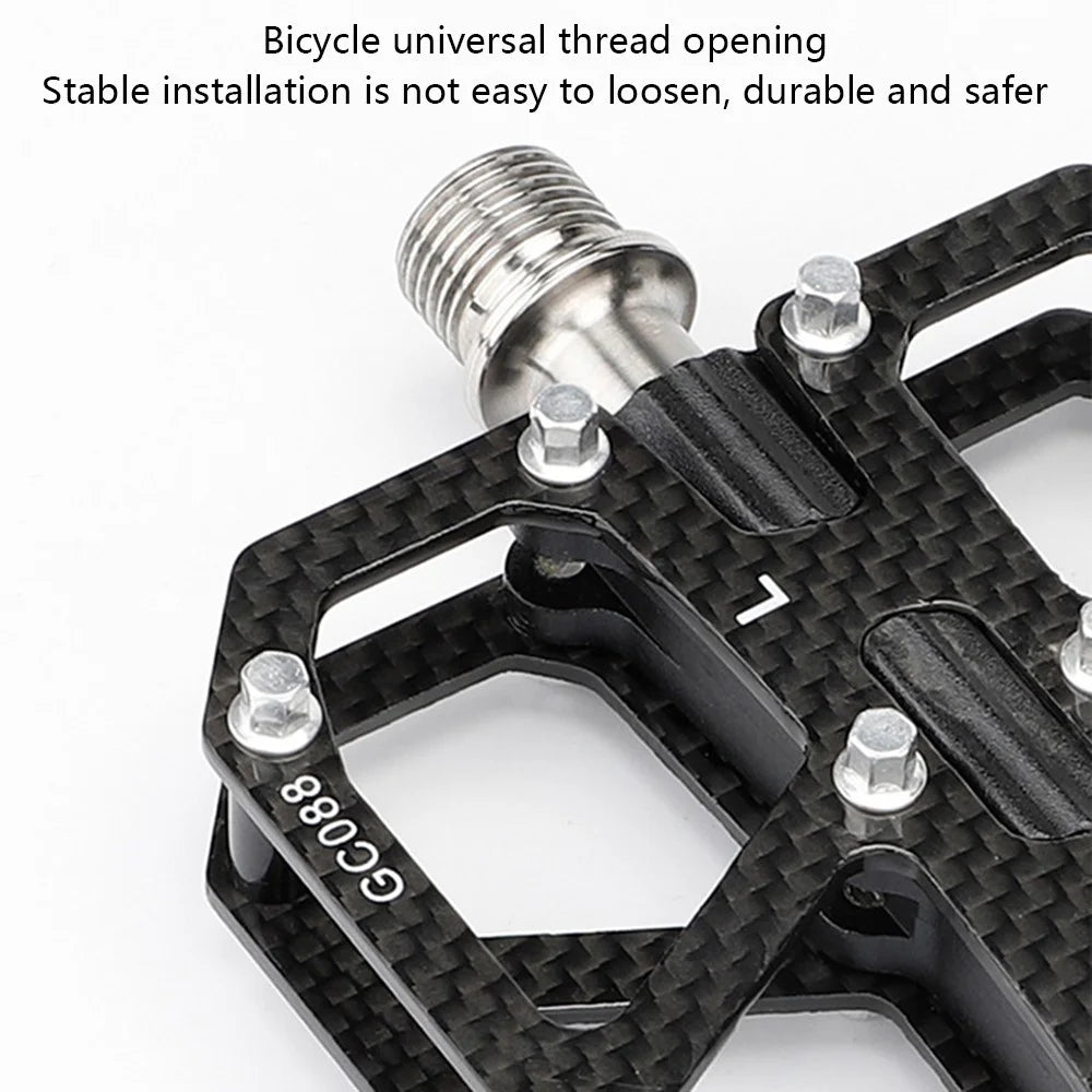 GUB GC088 1 Pair Bicycle Anti-Slip Pedals Carbon Fiber Mountain Road Bike Cycling Pedals - 3