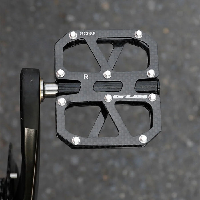 GUB GC088 1 Pair Bicycle Anti-Slip Pedals Carbon Fiber Mountain Road Bike Cycling Pedals - 5