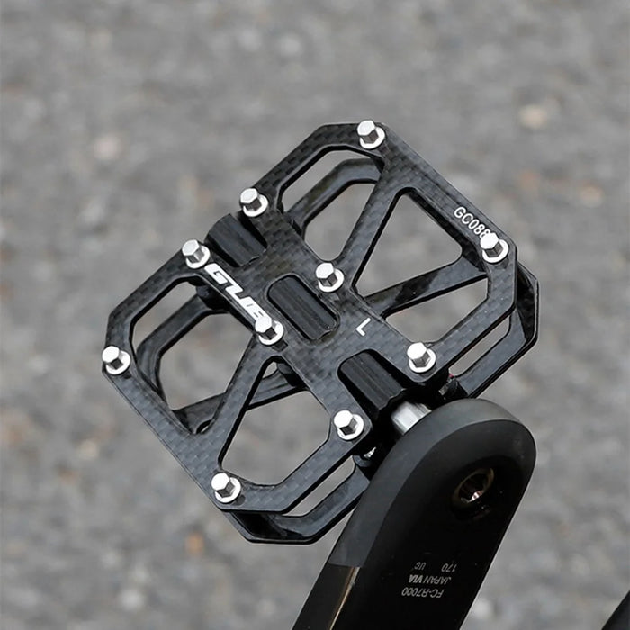 GUB GC088 1 Pair Bicycle Anti-Slip Pedals Carbon Fiber Mountain Road Bike Cycling Pedals - 6