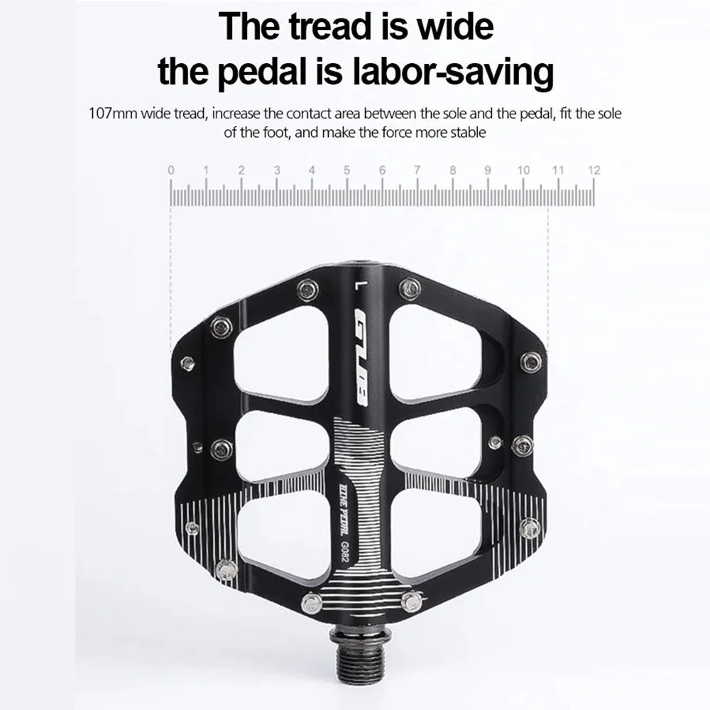 GUB G082 1 Pair Bicycle Pedals MTB Bike Cycling Accessories 3-Bearing Aluminum Alloy Pedals - 5