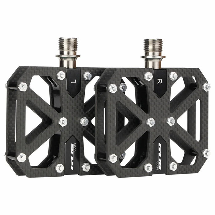 GUB GC085 Anti-Slip Bicycle Pedals Triple Bearing Carbon Fiber Mountain Bike Cycling Pedals - 1
