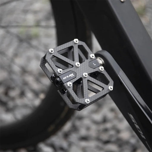 GUB GC085 Anti-Slip Bicycle Pedals Triple Bearing Carbon Fiber Mountain Bike Cycling Pedals - 2