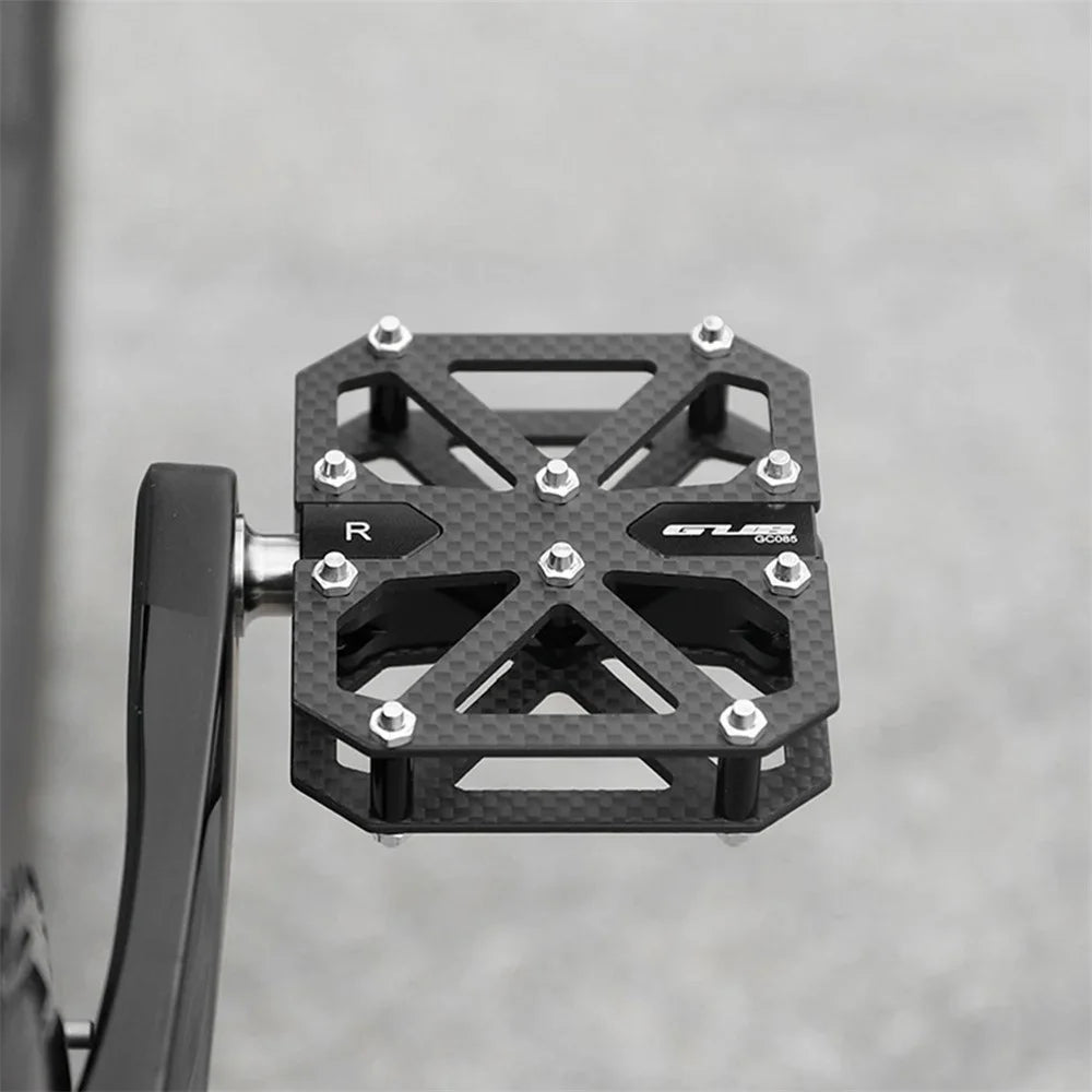 GUB GC085 Anti-Slip Bicycle Pedals Triple Bearing Carbon Fiber Mountain Bike Cycling Pedals - 4