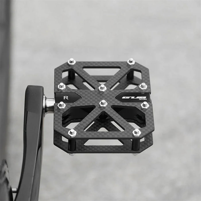 GUB GC085 Anti-Slip Bicycle Pedals Triple Bearing Carbon Fiber Mountain Bike Cycling Pedals - 4