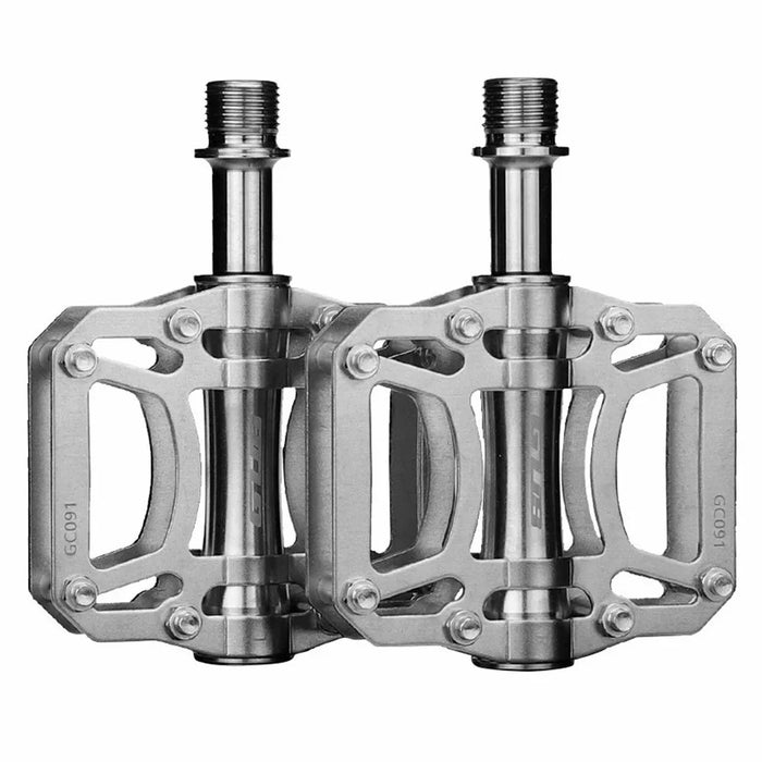 GUB GC091 1 Pair Mountain Road Bicycle Anti-Slip Pedals Titanium Alloy Hollow Out Cycling Pedals - 1