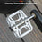 GUB GC091 1 Pair Mountain Road Bicycle Anti-Slip Pedals Titanium Alloy Hollow Out Cycling Pedals - 5
