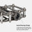 GUB GC091 1 Pair Mountain Road Bicycle Anti-Slip Pedals Titanium Alloy Hollow Out Cycling Pedals - 6
