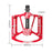 WHEEL UP 311 CNC Aluminum Alloy Bicycle Pedals Cycling Sealed Bearing Pedals Non-slip MTB Bike Pedals - Red - 7