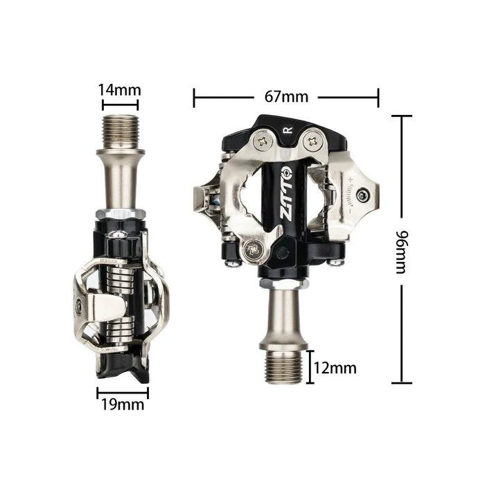 ZTTO M101 1 Pair Cycling MTB Bike Pedals Aluminum Alloy Self-Locking Bicycle SPD Bearing Pedals - 5