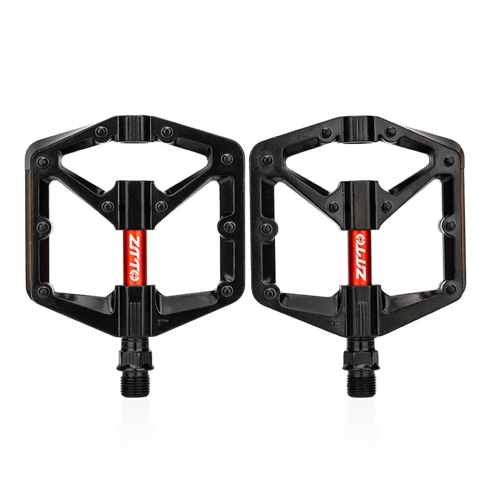 ZTTO B572 Hollow MTB Bicycle Pedal Aluminum Alloy Double DU Bearings Bike Pedals - 4