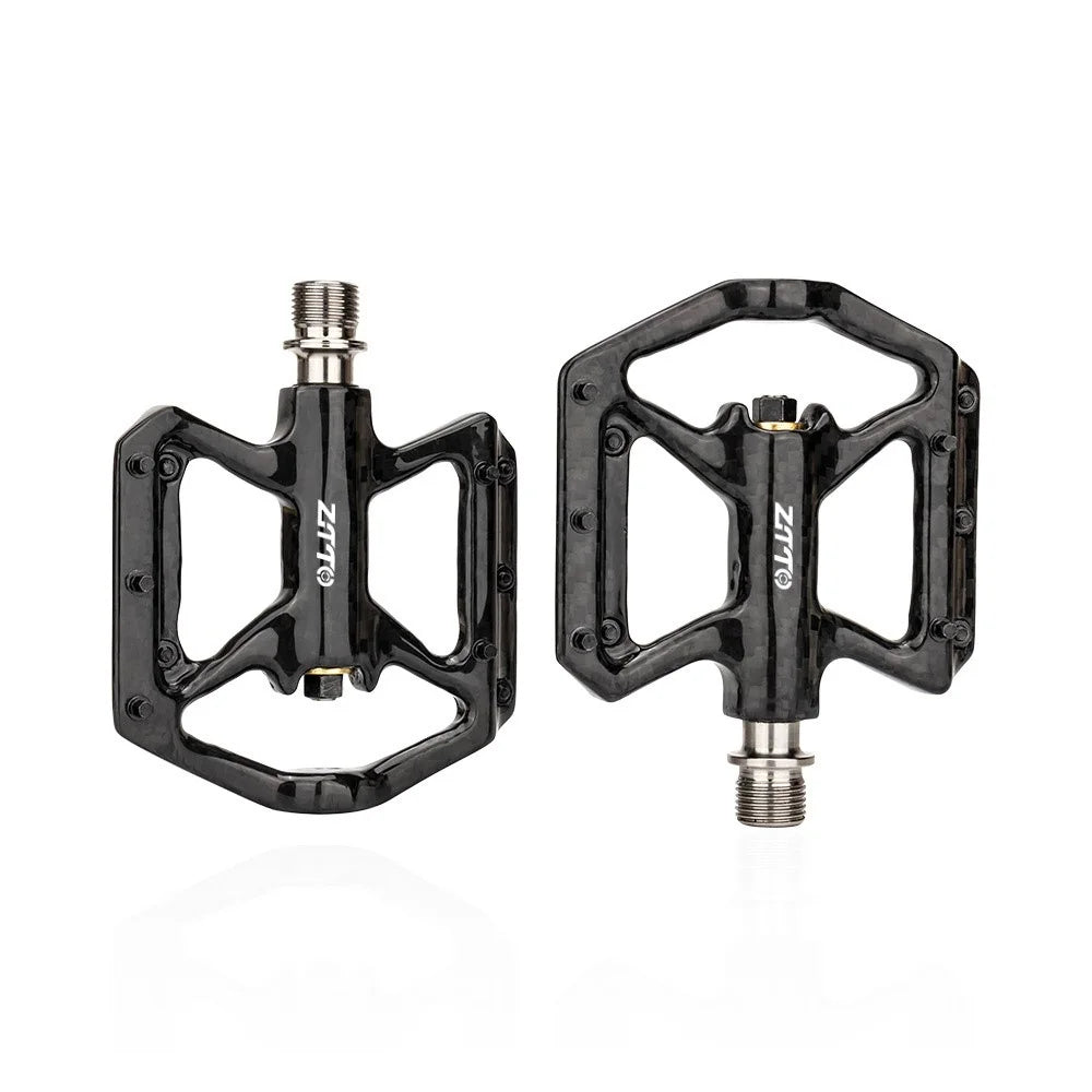 ZTTO R251C 1 Pair MTB Road Bicycle Pedals Ultra-Light Carbon Fiber Bike Cycling 3 Bearings Pedals - 3