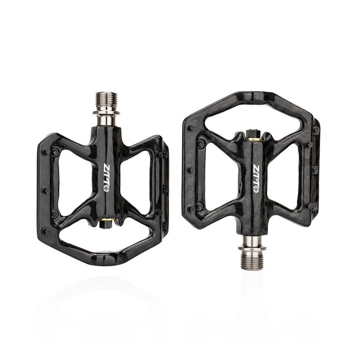 ZTTO R251C 1 Pair MTB Road Bicycle Pedals Ultra-Light Carbon Fiber Bike Cycling 3 Bearings Pedals - 3