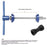 RIDERACE RR9474 Bicycle Bottom Bracket BB Installation Tool Mountain Bike Headset Press Tool - 7