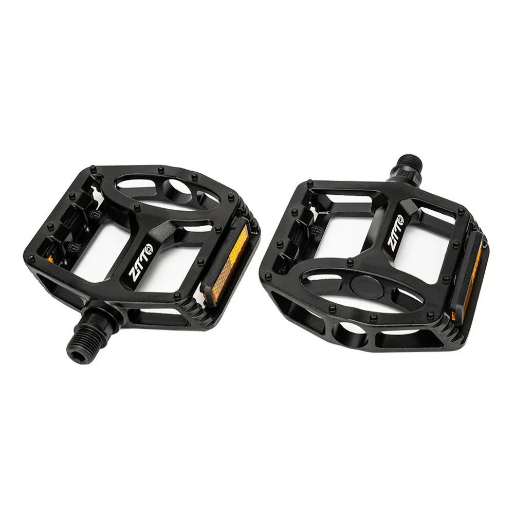 ZTTO B829 1 Pair MTB Bicycle Reflective Pedals Aluminum Alloy Bike Cycling Anti-Skid Hollow Pedals - 1