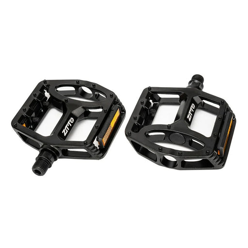ZTTO B829 1 Pair MTB Bicycle Reflective Pedals Aluminum Alloy Bike Cycling Anti-Skid Hollow Pedals - 1