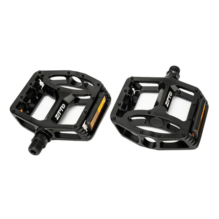 ZTTO B829 1 Pair MTB Bicycle Reflective Pedals Aluminum Alloy Bike Cycling Anti-Skid Hollow Pedals - 1