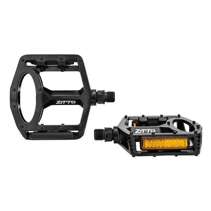 ZTTO B829 1 Pair MTB Bicycle Reflective Pedals Aluminum Alloy Bike Cycling Anti-Skid Hollow Pedals - 7