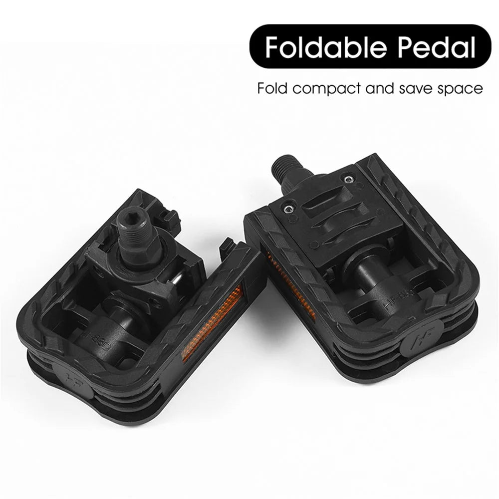 1 Pair YP0802082 Foldable Bicycle Pedals MTB Road Mountain Bike Non-slip Pedal Cycling Parts - 2
