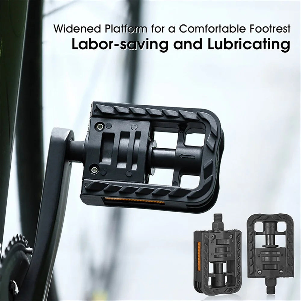 1 Pair YP0802082 Foldable Bicycle Pedals MTB Road Mountain Bike Non-slip Pedal Cycling Parts - 5