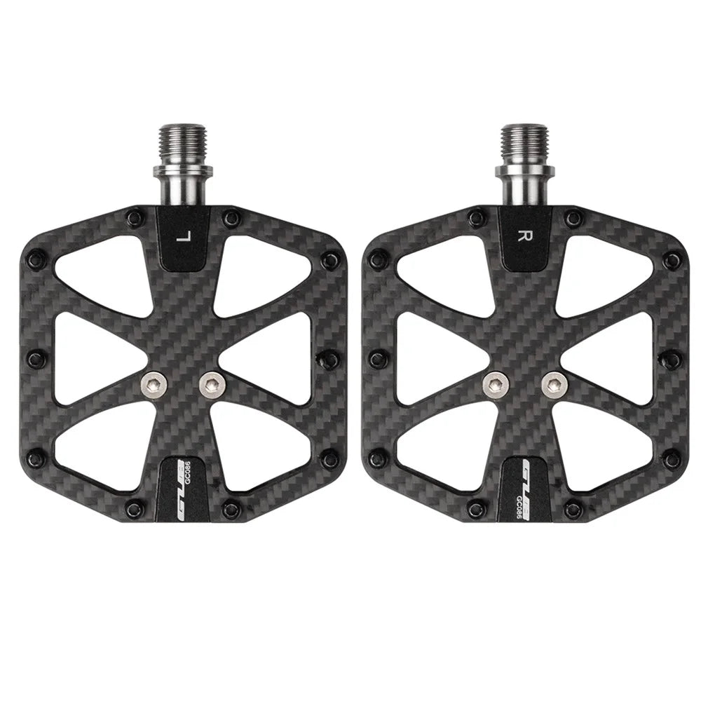 GUB GC086 1 Pair Carbon Fiber Pedals Triple Sealed Bearings Bicycle Pedals for Mountain Bike Road Bike - 1