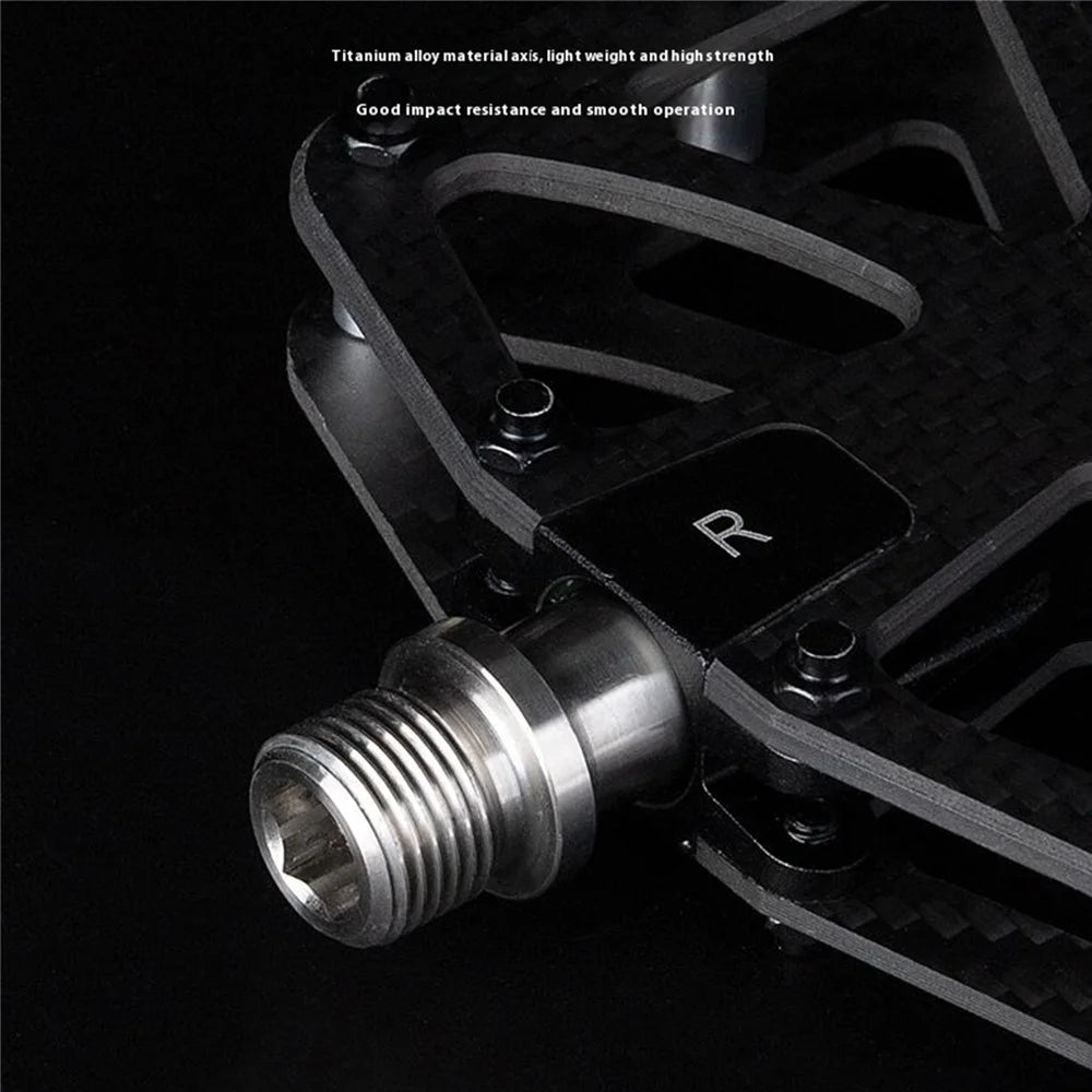 GUB GC086 1 Pair Carbon Fiber Pedals Triple Sealed Bearings Bicycle Pedals for Mountain Bike Road Bike - 7