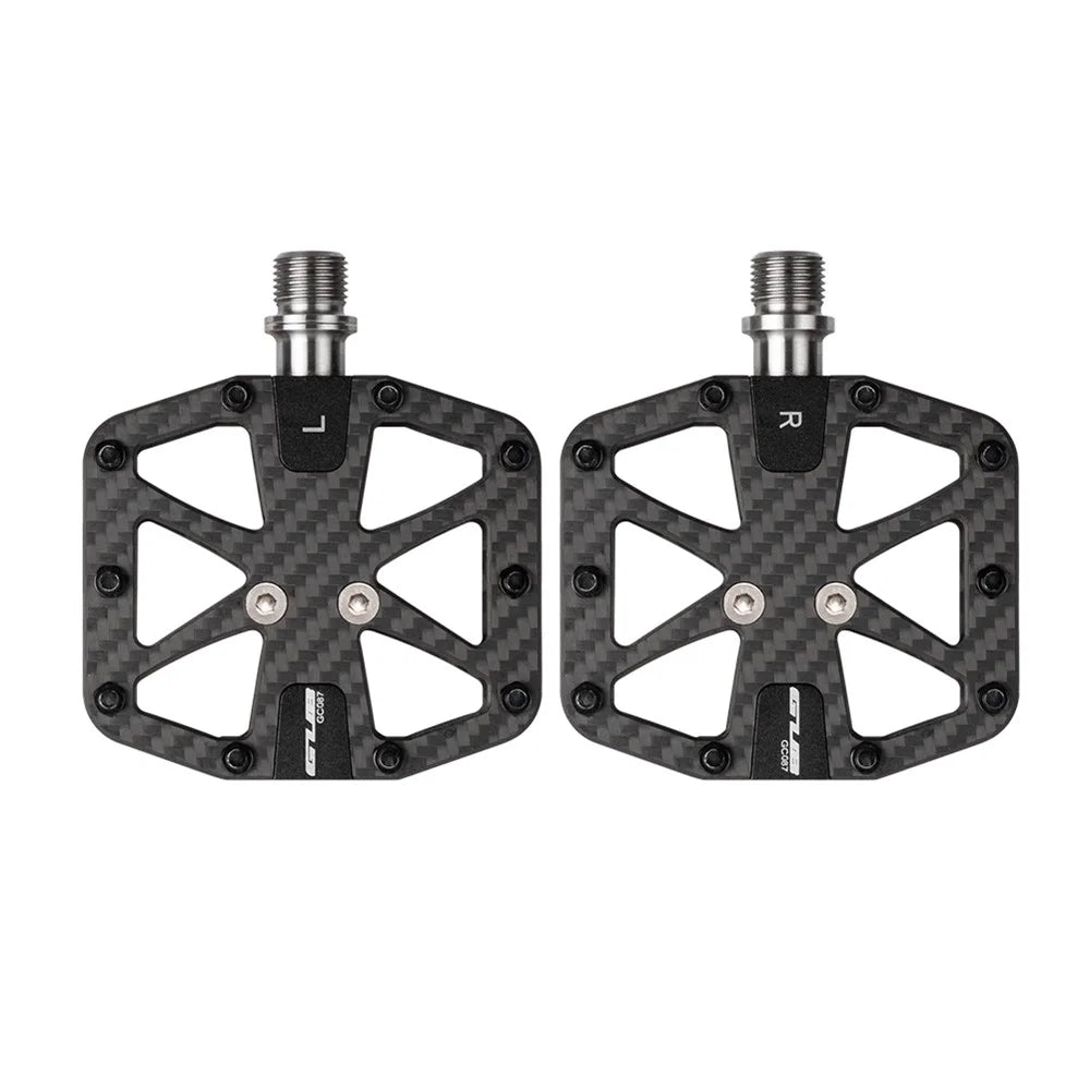 GUB GC087 1 Pair Carbon Fiber Pedals for Mountain Bike / Road Bike Triple Sealed Bearing Racing Pedal - 1