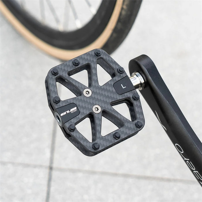 GUB GC087 1 Pair Carbon Fiber Pedals for Mountain Bike / Road Bike Triple Sealed Bearing Racing Pedal - 4