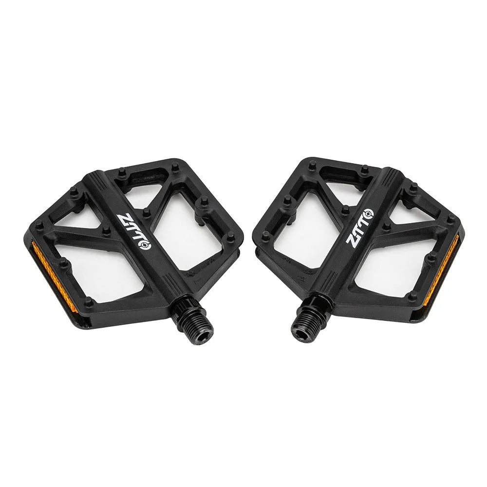 ZTTO C579A 1 Pair Mountain Bike Pedals Nylon Fiber Wide Platform Anti Slip Double DU Bearing Cycling Pedals - 2