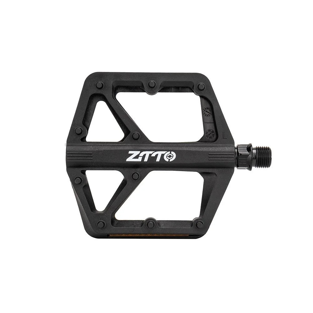 ZTTO C579A 1 Pair Mountain Bike Pedals Nylon Fiber Wide Platform Anti Slip Double DU Bearing Cycling Pedals - 4
