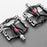 ROCKBROS K307T Ultralight Cycling Pedals Wide Platform MTB Mountain Bike Reflective Bicycle Bearing Pedals - Black - 7