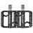 WEST BIKING YP0802132 1 Pair Carbon Fiber Pedals Titanium Alloy Spindle Road Folding Bicycle Ultralight Pedals - 1