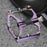WEST BIKING 3 Bearings Mountain Bike Pedals Electroplated Aluminum Alloy Wide Platform Non-Slip Pedals, Black Axis - Purple - 5