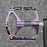 WEST BIKING 3 Bearings Mountain Bike Pedals Electroplated Aluminum Alloy Wide Platform Non-Slip Pedals, Black Axis - Purple - 6