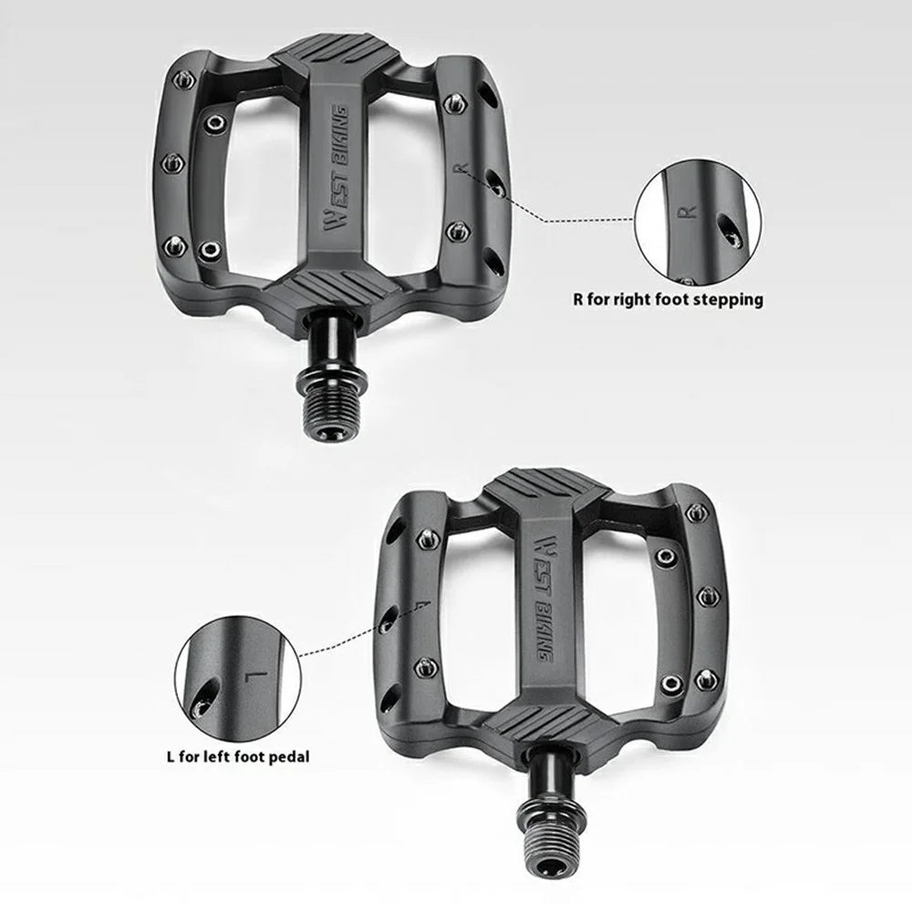 WEST BIKING YP0802143 Bike Pedals Triple Bearing Anti Slip Bicycle Pedals Cycling Accessories - 4