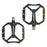 ROCKBROS 1 Pair Bicycle Pedals Aluminum Alloy Mountain Road Bike Pedals Anti-Slip Foot Pedals - Black - 1