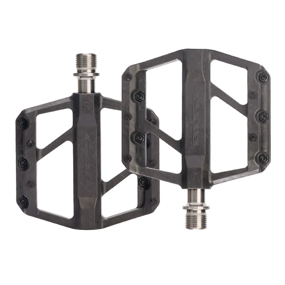 GUB GC072 Bike Pedals Titanium Axle Carbon Fiber Composite MTB / Road Bicycle Pedals Triple Sealed Bearings for Outdoor - 1