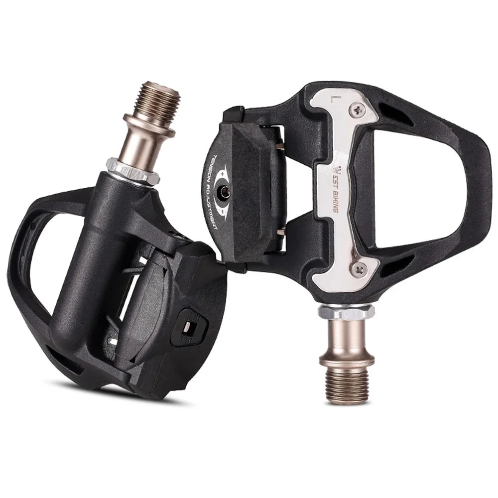 WEST BIKING YP0802092 1 Pair Bicycle Anti-slip Self-Locking Pedals Road Bike Cycling SPD Pedals with Cleats - 3