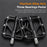 WEST BIKING YP0802110 One Pair Bike Pedals Ultra-light Aluminum Alloy Bicycle Pedal Plate - Black - 2