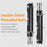 WEST BIKING YP0802110 One Pair Bike Pedals Ultra-light Aluminum Alloy Bicycle Pedal Plate - Black - 7