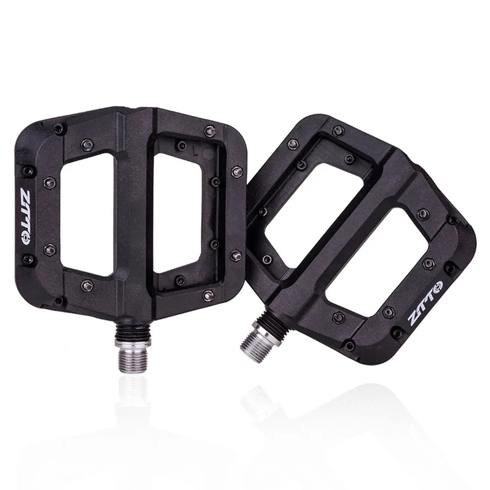 ZTTO NLJT Mountain Bike Nylon Pedals Anti-Skid Lightweight Bicycle Pedals - Black - 1