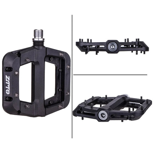 ZTTO NLJT Mountain Bike Nylon Pedals Anti-Skid Lightweight Bicycle Pedals - Black - 2