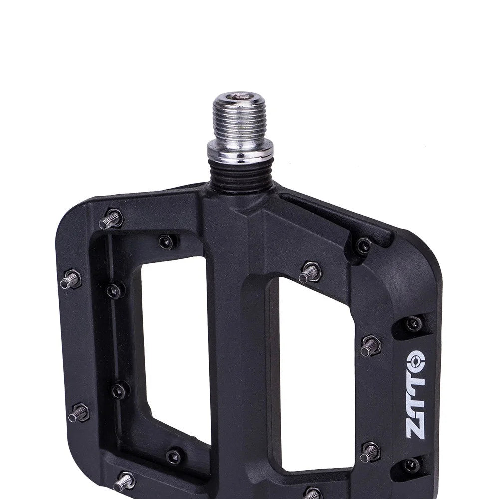 ZTTO NLJT Mountain Bike Nylon Pedals Anti-Skid Lightweight Bicycle Pedals - Black - 4