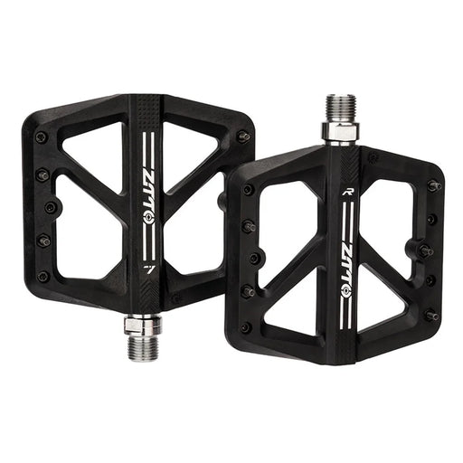 ZTTO M906 Bicycle Pedals with Bearings, Mountain Bike Nylon Pedals - Black - 1