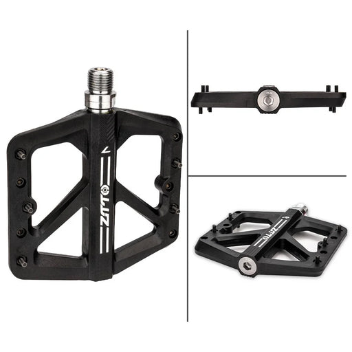 ZTTO M906 Bicycle Pedals with Bearings, Mountain Bike Nylon Pedals - Black - 2